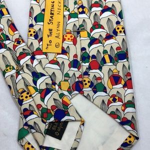 Alynn Neckware Accessories - Alynn Necktie In The Starting Gate Horse Racing Alynn Neckware Accessories - Alynn Necktie In The Starting Gate Horse Racing